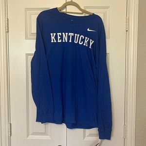 NWT Nike University of Kentucky Men’s XL long sleeve blue Tshirt